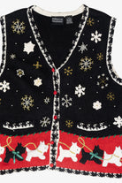 Scotties Vintage Ugly Christmas Vest (2000s)
