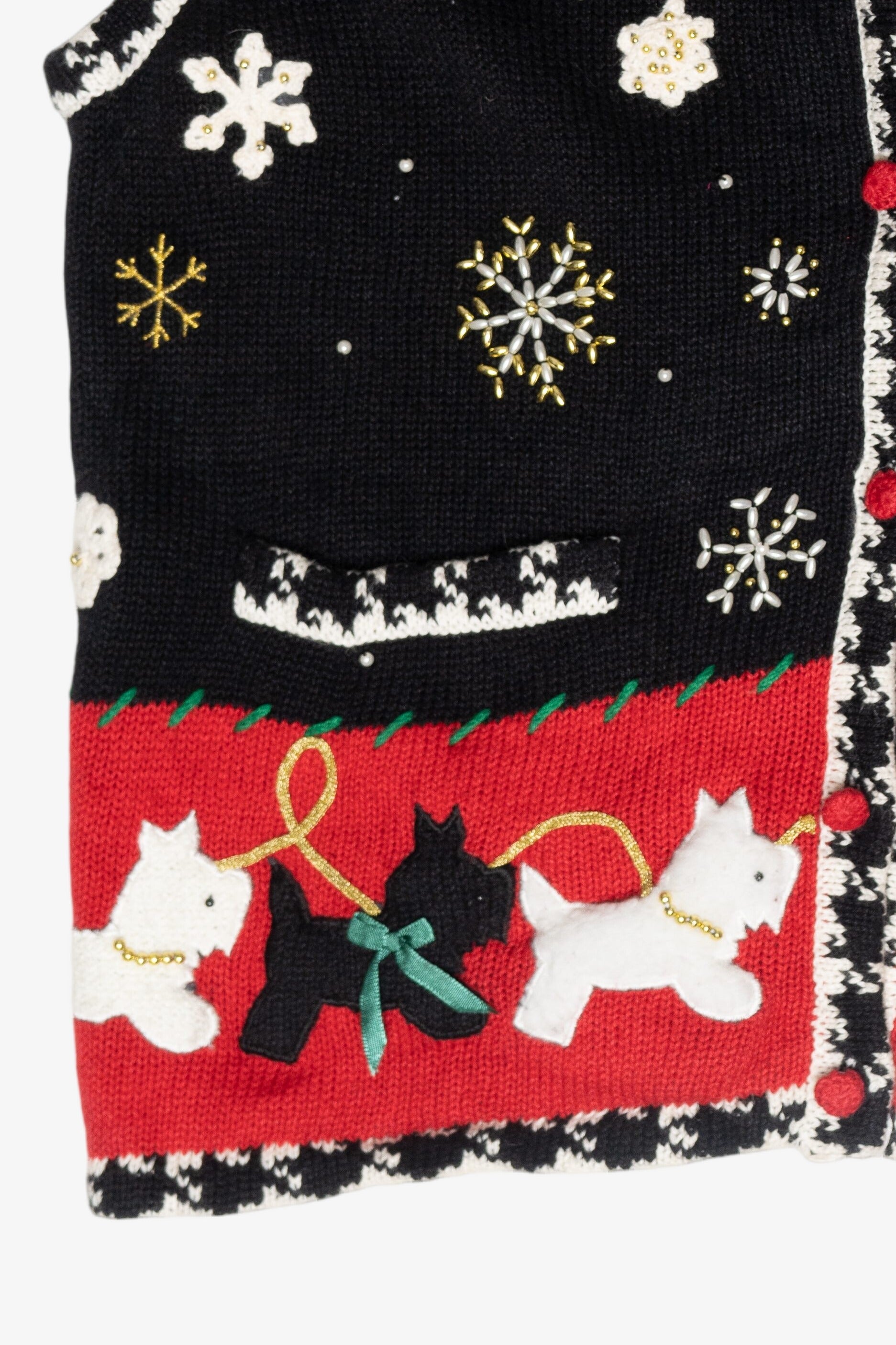 Scotties Vintage Ugly Christmas Vest (2000s)