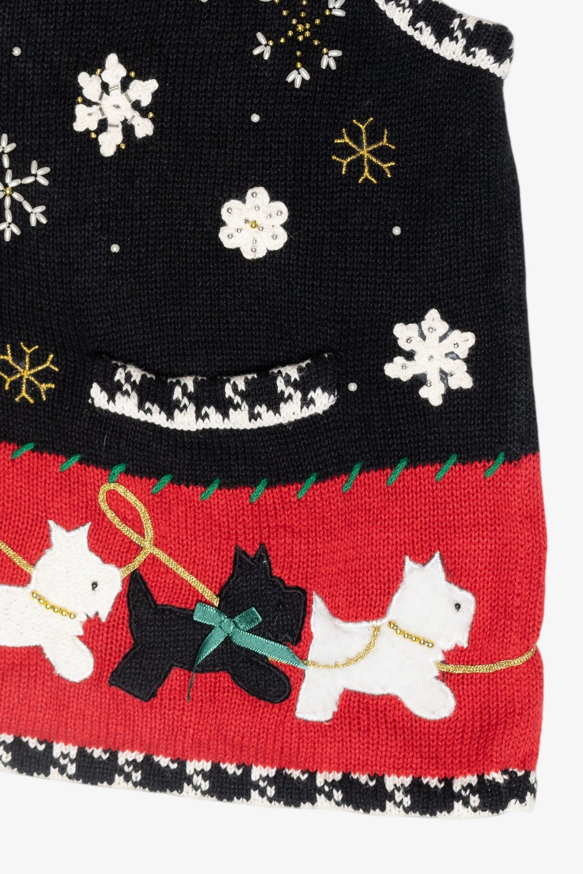 Scotties Vintage Ugly Christmas Vest (2000s)