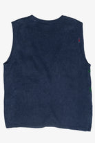 Skiing Polar Bears Vintage Ugly Christmas Vest (1990s)