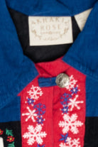 Quilted Icons Vintage Ugly Christmas Vest (1990s)