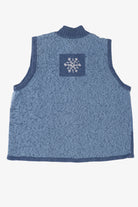 Vintage Blue Breckenridge Snowflakes Ugly Christmas Vest (2000s)