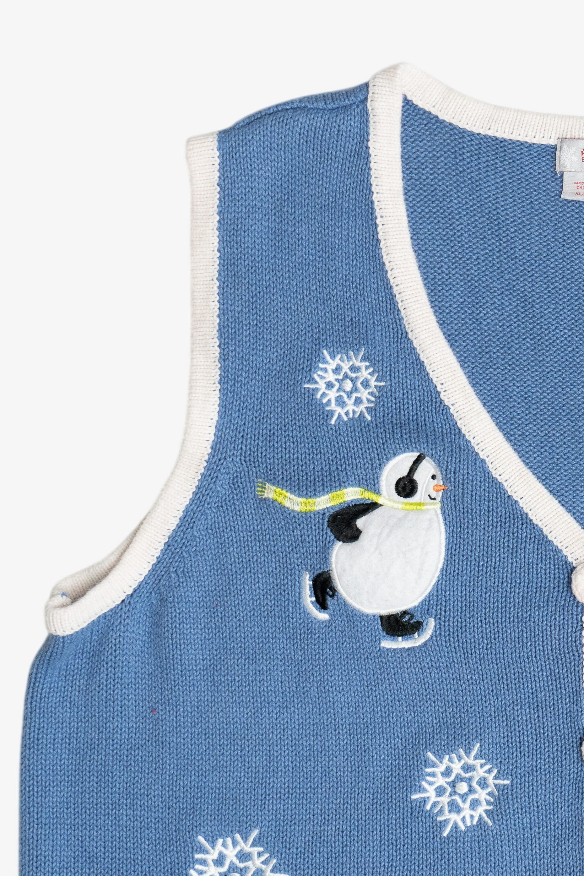 Vintage Holiday Editions Snowmen Ugly Christmas Sweater Vest (2000s)