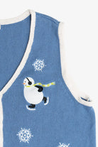 Vintage Holiday Editions Snowmen Ugly Christmas Sweater Vest (2000s)