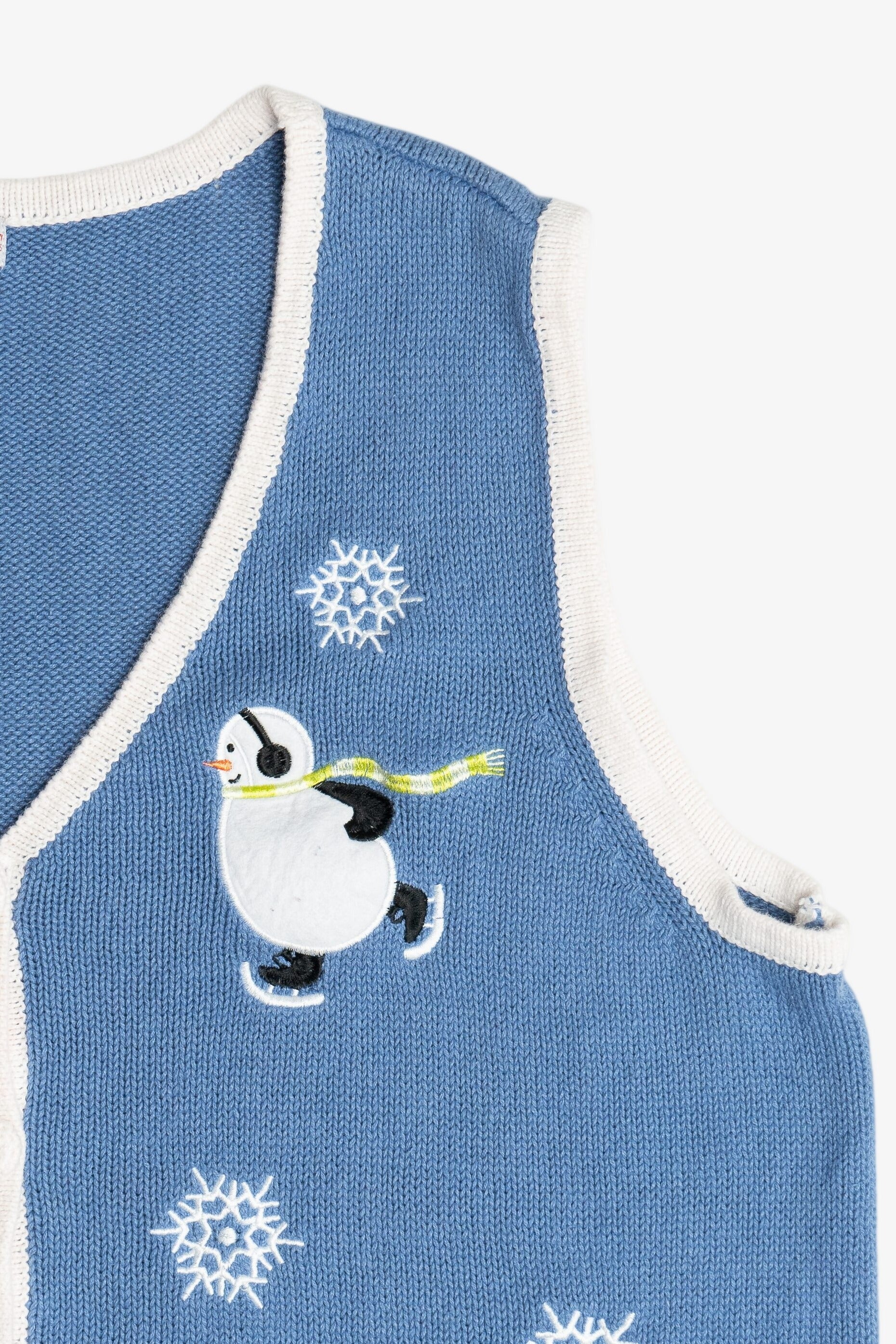 Vintage Holiday Editions Snowmen Ugly Christmas Sweater Vest (2000s)