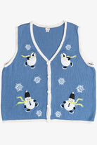 Vintage Holiday Editions Snowmen Ugly Christmas Sweater Vest (2000s)