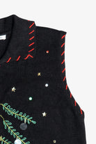Vintage Christmas Tree With Presents Ugly Christmas Sweater Vest (2000s)