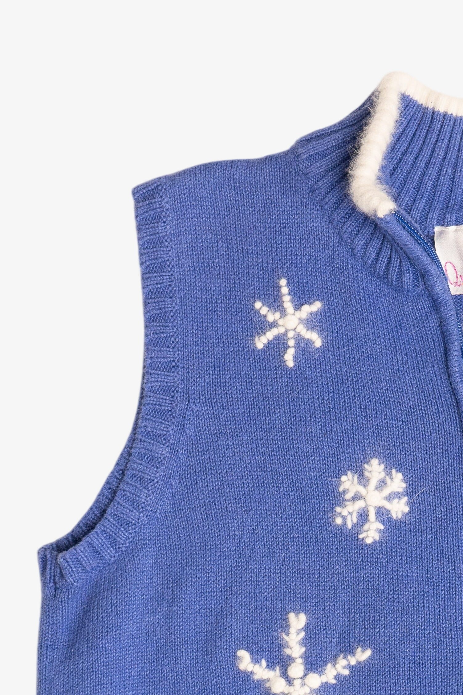 Vintage Polar Bears Quacker Factory Ugly Christmas Sweater Vest (2000s)