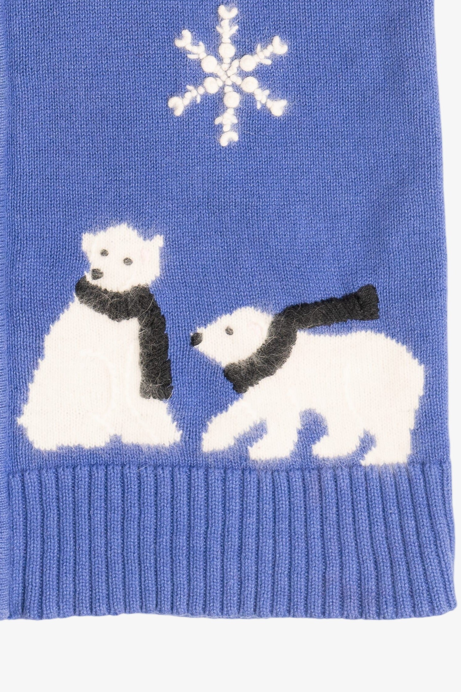 Vintage Polar Bears Quacker Factory Ugly Christmas Sweater Vest (2000s)