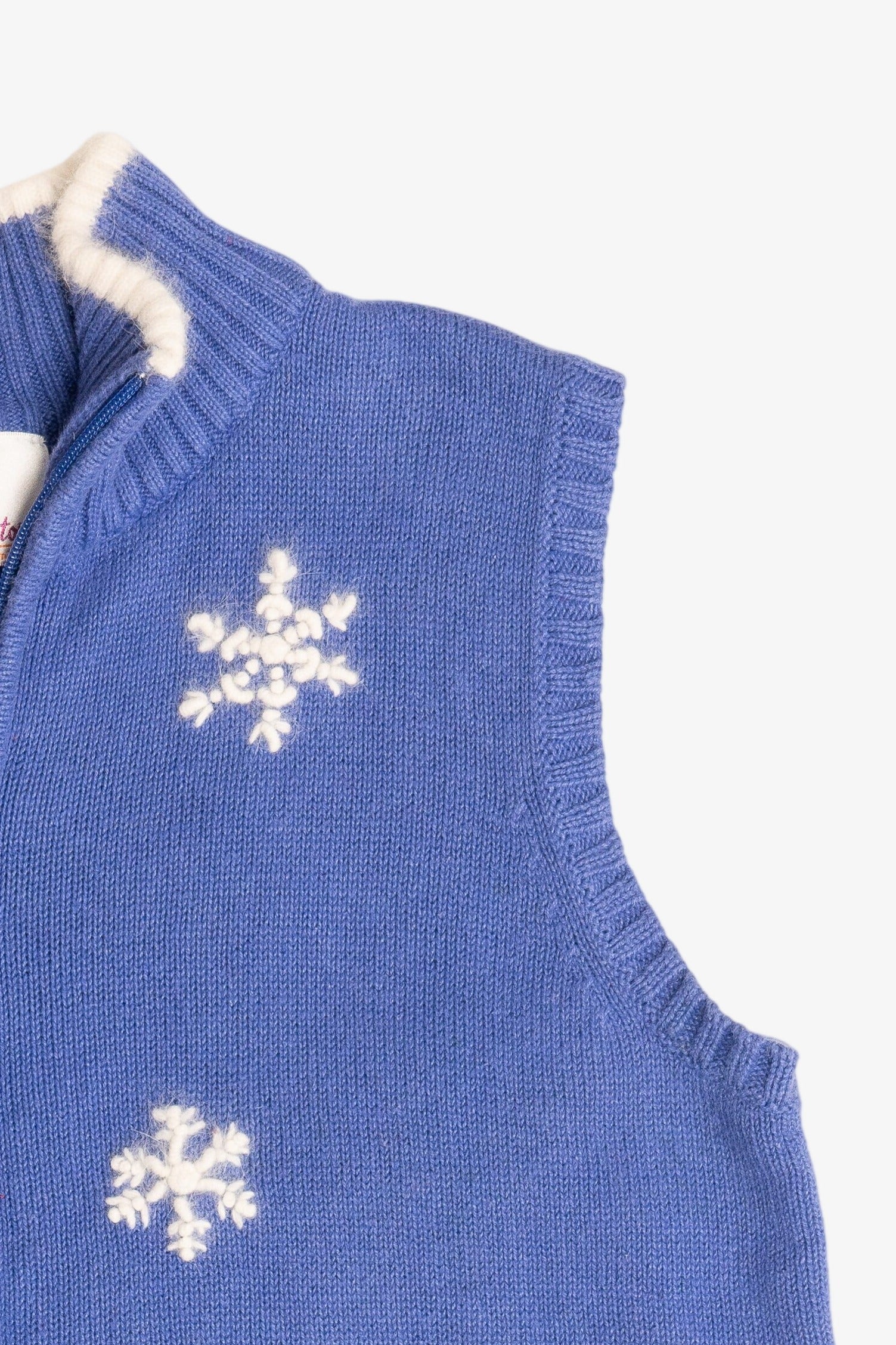Vintage Polar Bears Quacker Factory Ugly Christmas Sweater Vest (2000s)