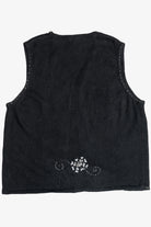 Vintage Snowflakes Ugly Christmas Sweater Vest (1990s)