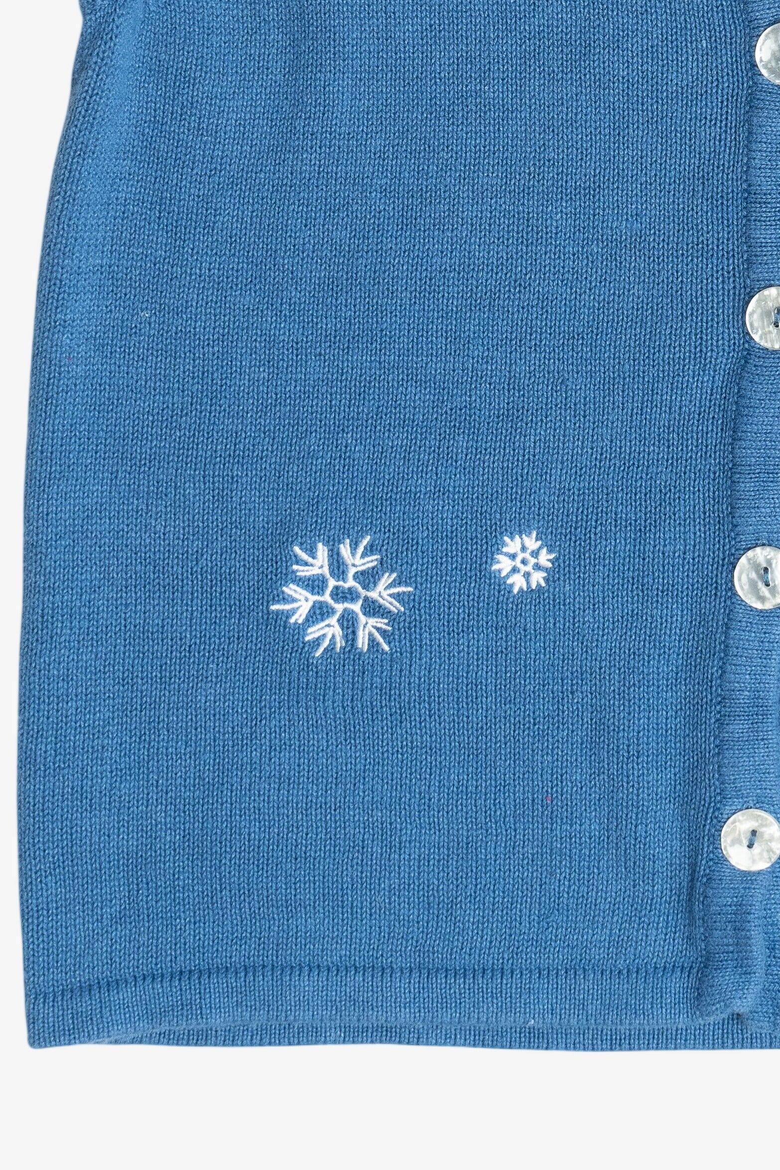 Vintage Snowman Holiday Faire Ugly Christmas Vest (2000s)