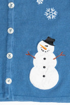 Vintage Snowman Holiday Faire Ugly Christmas Vest (2000s)