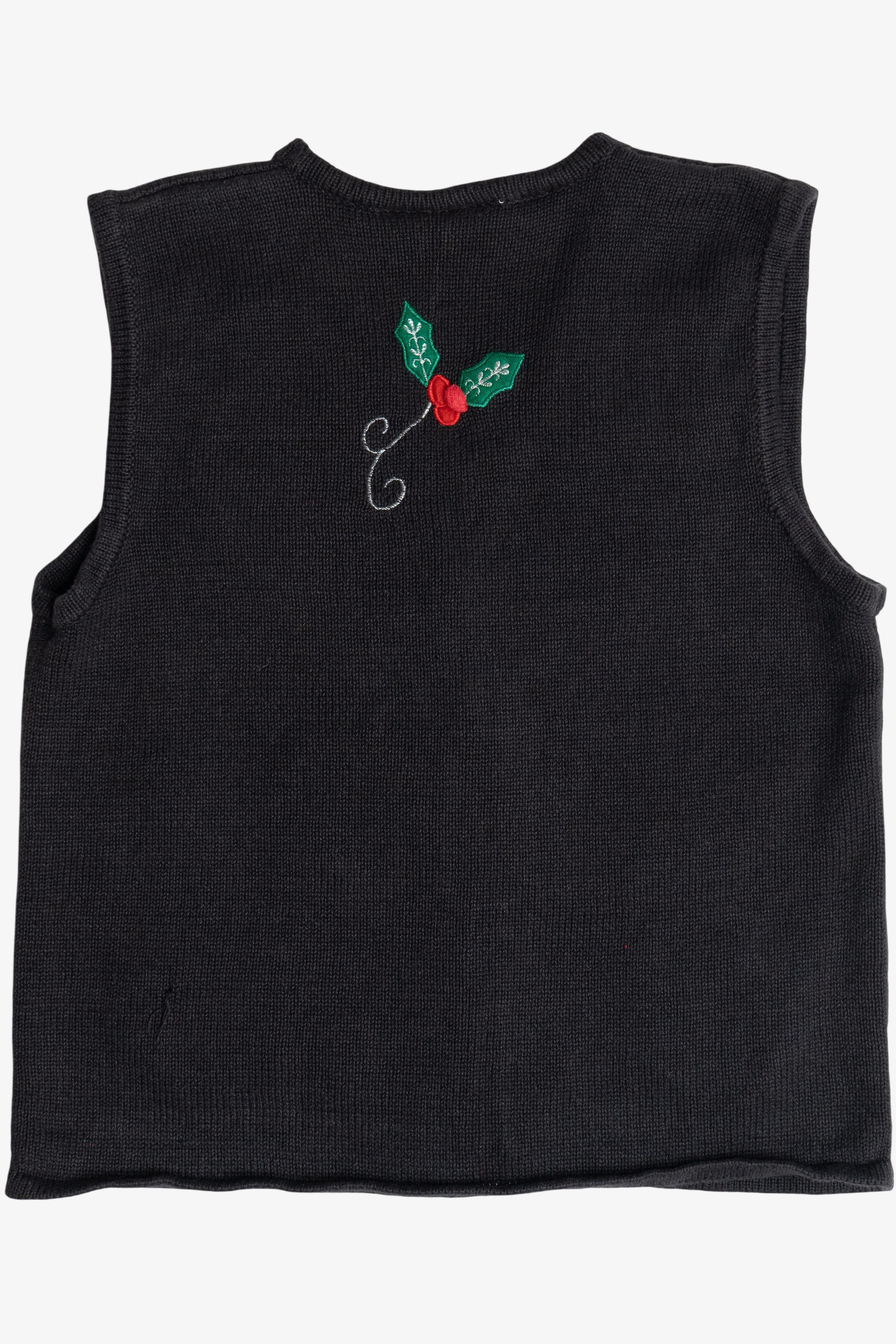 Vintage Bobbie Brooks Ornaments Ugly Christmas Vest (1990s)