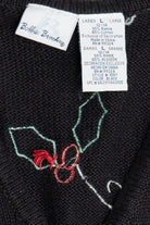 Vintage Bobbie Brooks Ornaments Ugly Christmas Vest (1990s)