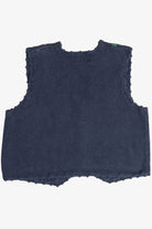 Vintage Cat Playing With Ornament Ugly Christmas Vest (1990s)