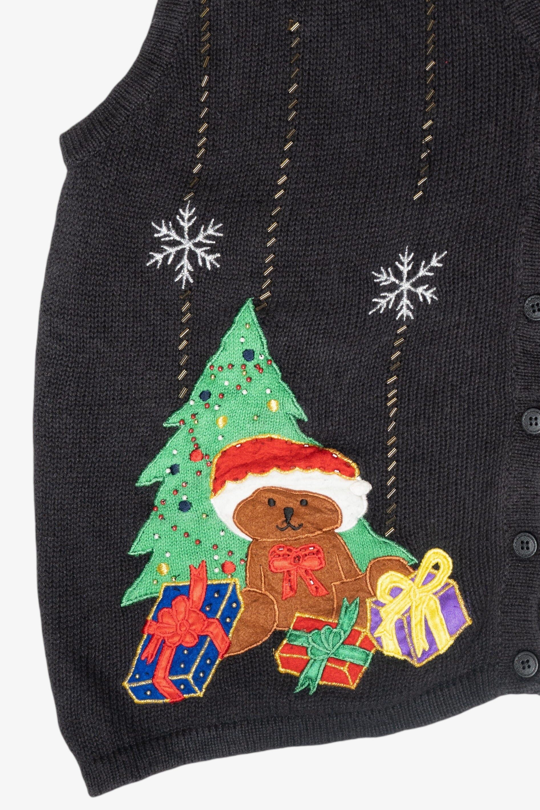 Bears Vintage Ugly Christmas Vest (1990s)