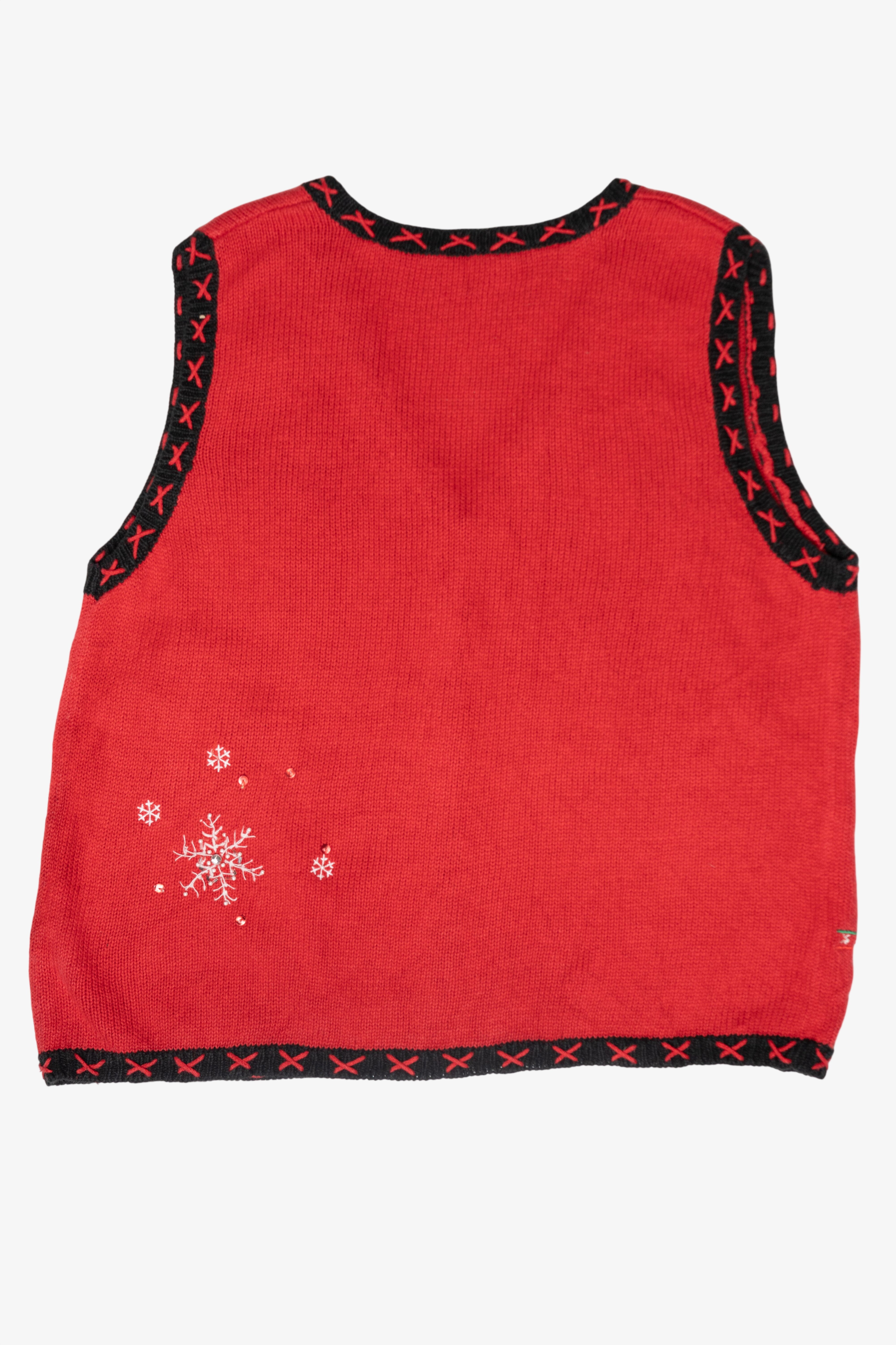 Snowmen Friends Vintage Ugly Christmas Vest (1990s)