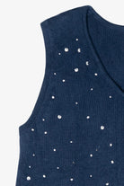 Snowy Night Vintage Ugly Christmas Vest (2000s)