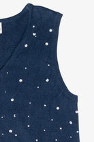 Snowy Night Vintage Ugly Christmas Vest (2000s)