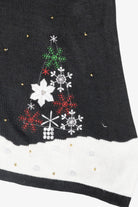 Snowflake Trees Vintage Ugly Christmas Vest (2000s)