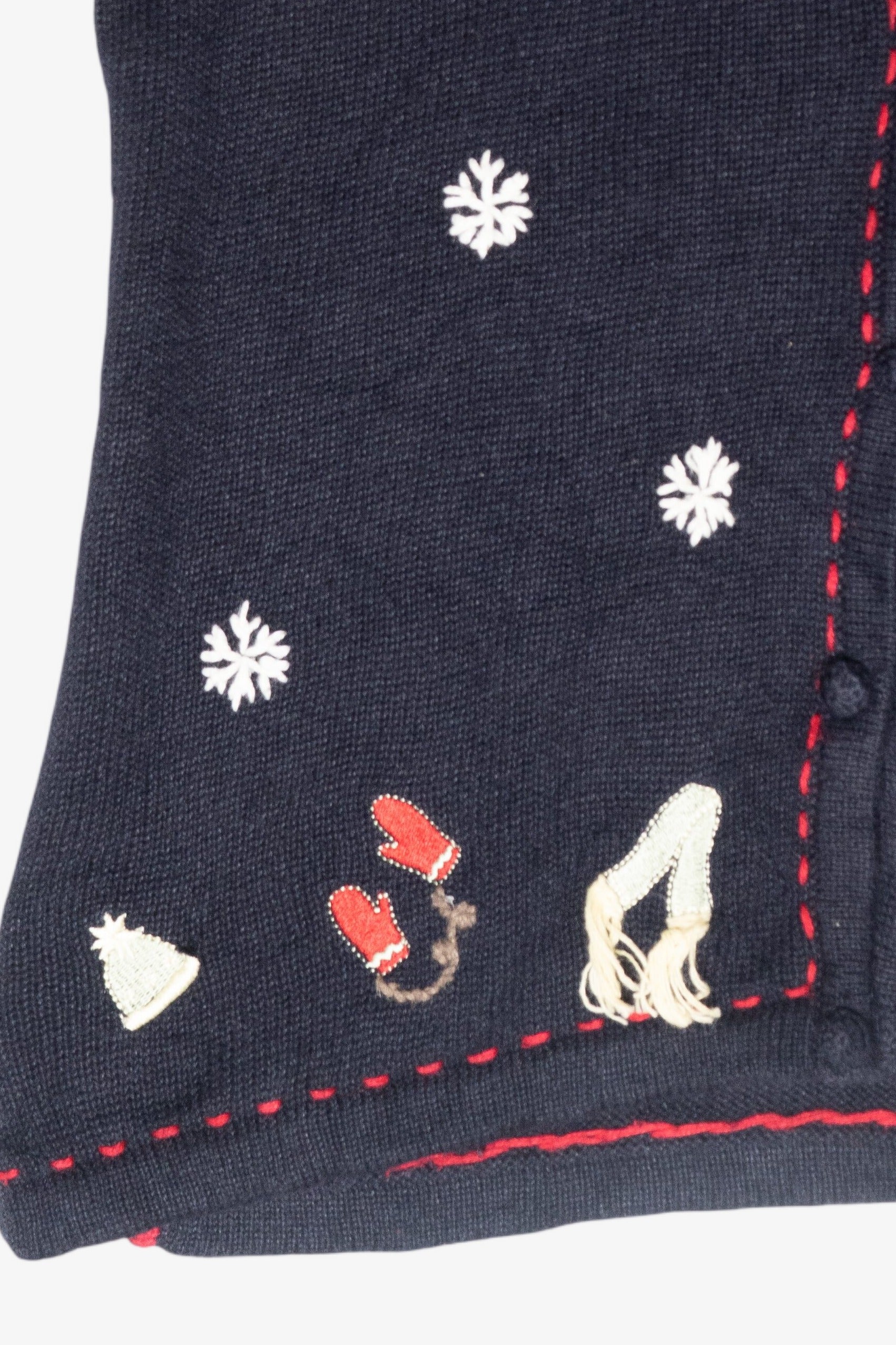 Mittens & Scarves Vintage Ugly Christmas Sweater Vest (2000s)