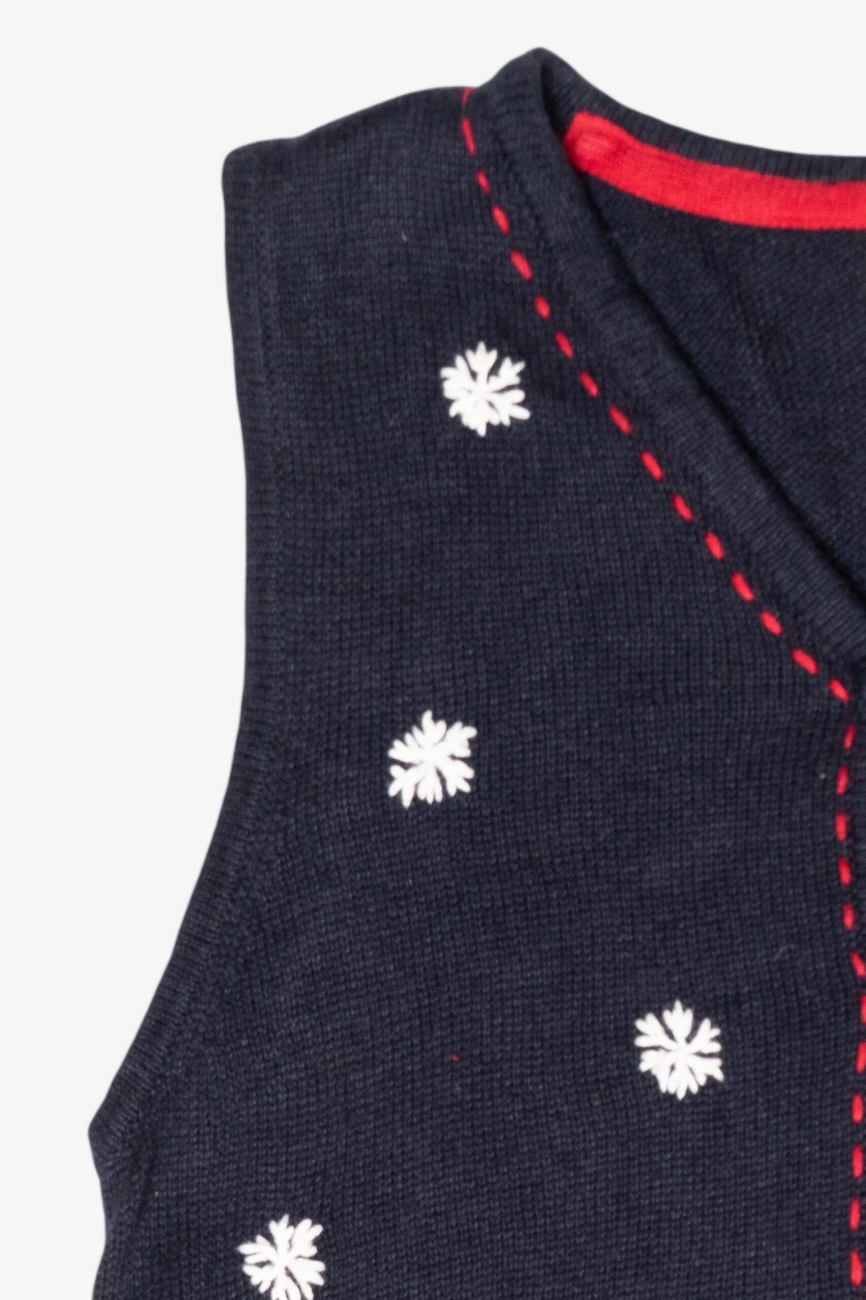 Mittens & Scarves Vintage Ugly Christmas Sweater Vest (2000s)