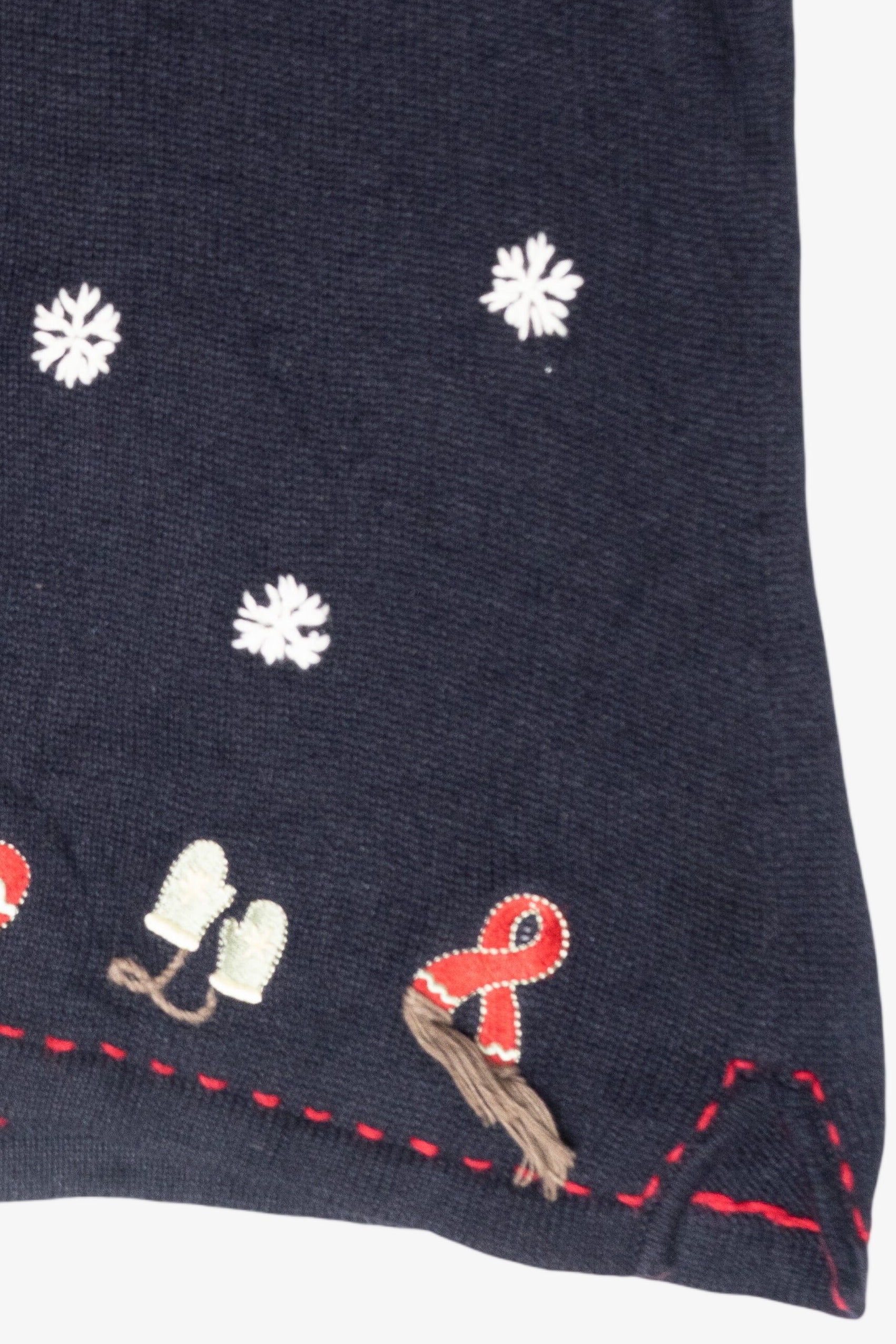 Mittens & Scarves Vintage Ugly Christmas Sweater Vest (2000s)