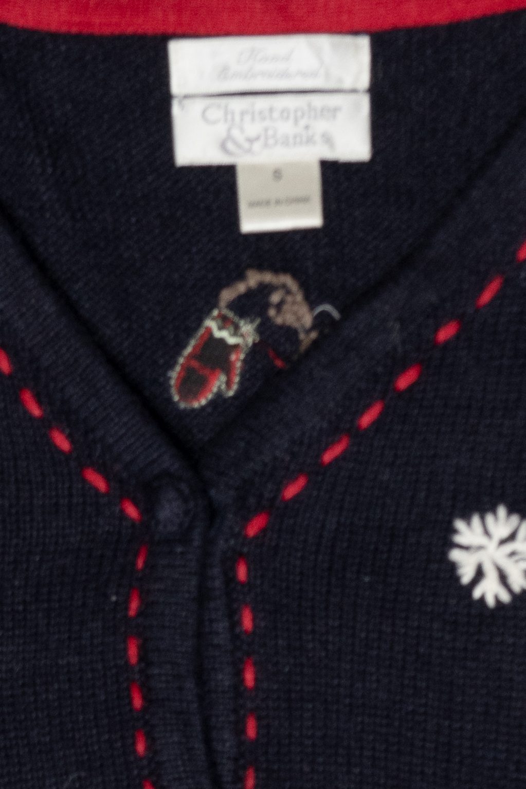 Mittens & Scarves Vintage Ugly Christmas Sweater Vest (2000s)