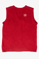 Skiing Snowmen Vintage Ugly Christmas Sweater Vest (1990s)