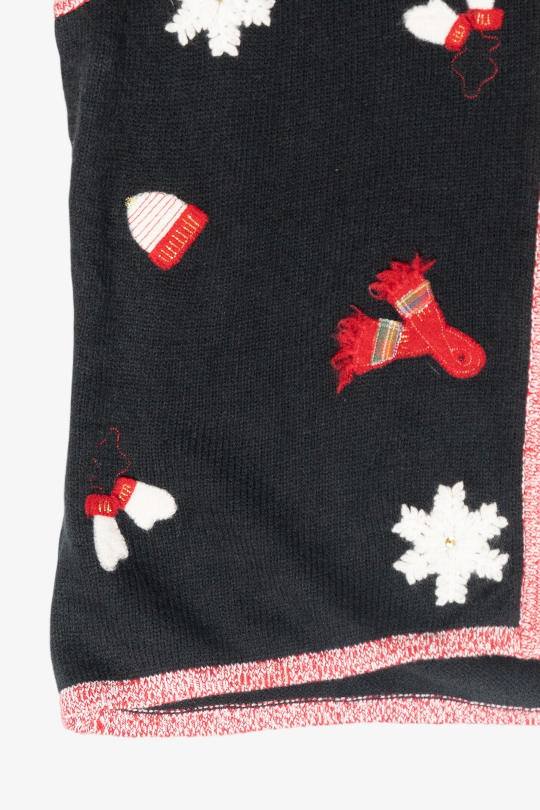 Hats & Scarves Vintage Ugly Christmas Sweater Vest (2000s)