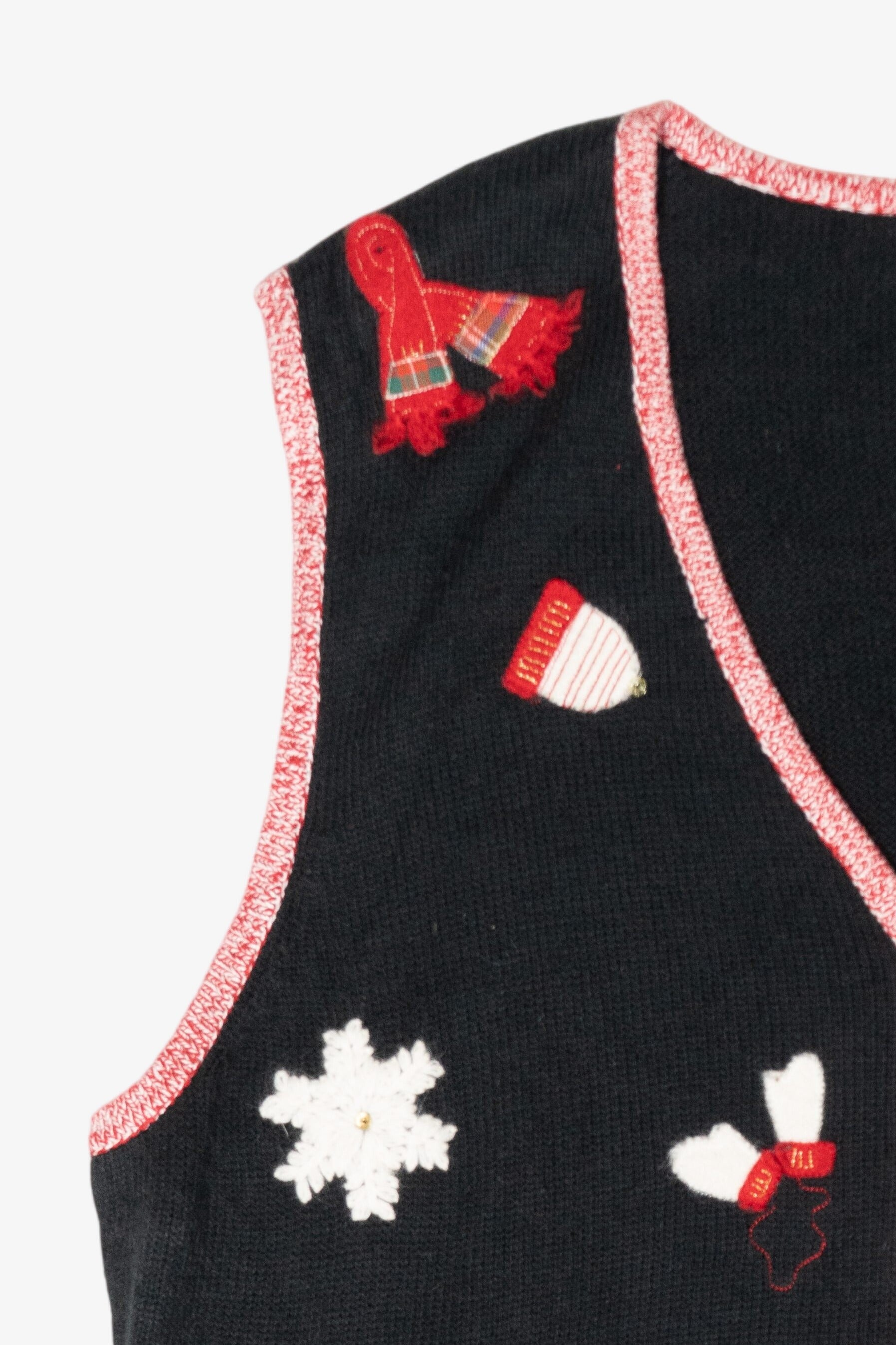 Hats & Scarves Vintage Ugly Christmas Sweater Vest (2000s)