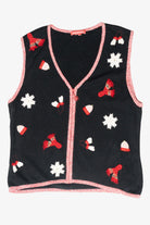 Hats & Scarves Vintage Ugly Christmas Sweater Vest (2000s)