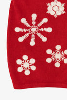 Vintage Red Basic Editions Snowflakes Ugly Christmas Vest (2000s)