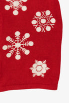Vintage Red Basic Editions Snowflakes Ugly Christmas Vest (2000s)