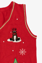 Vintage Red Ugly Christmas Vest (2000s)