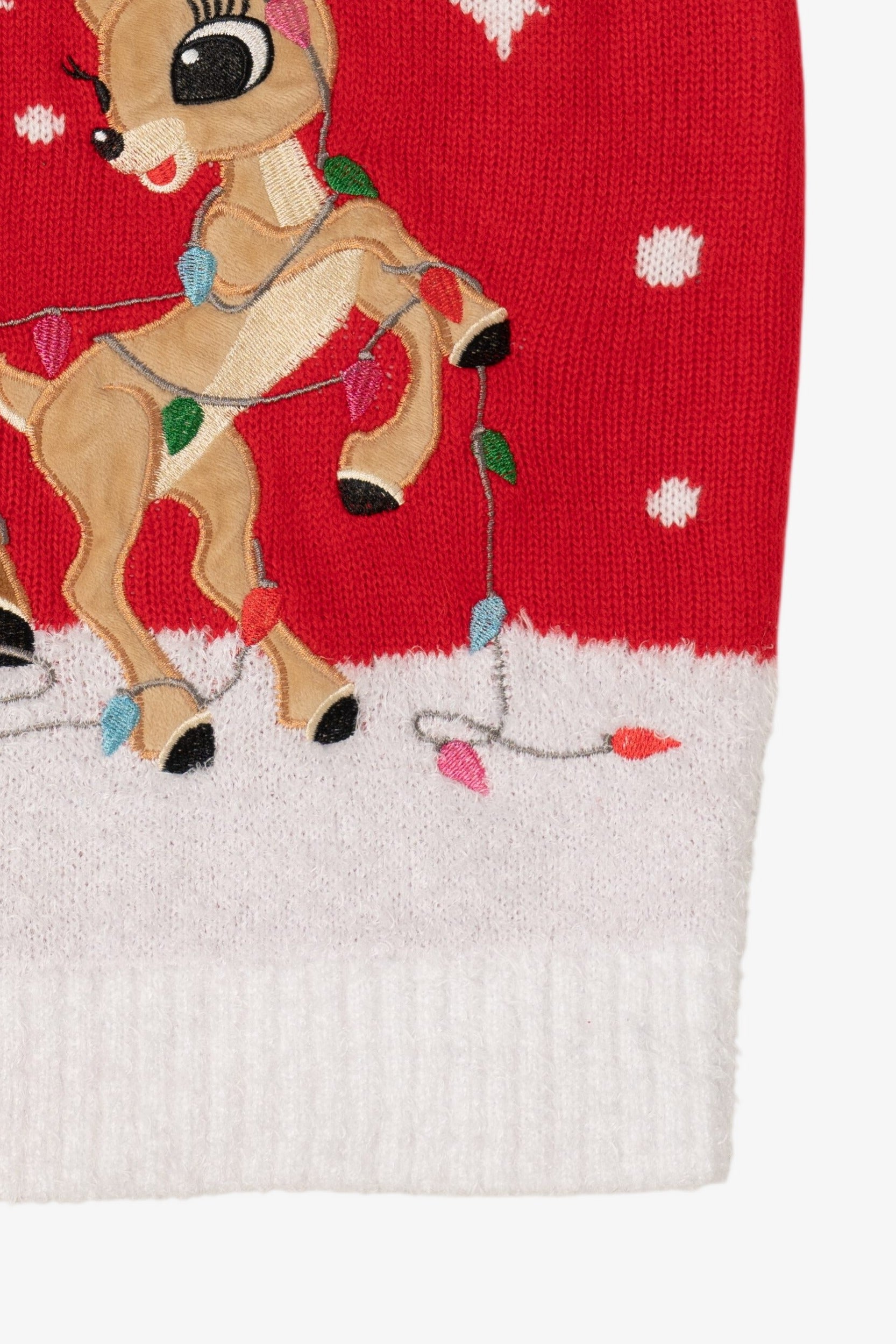 Red Rudolph The Red Nose Reindeer Ugly Christmas Vest (2010s)