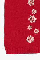 Vintage Red Snowflakes Ugly Christmas Vest (2000s)