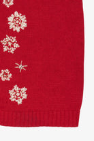 Vintage Red Snowflakes Ugly Christmas Vest (2000s)