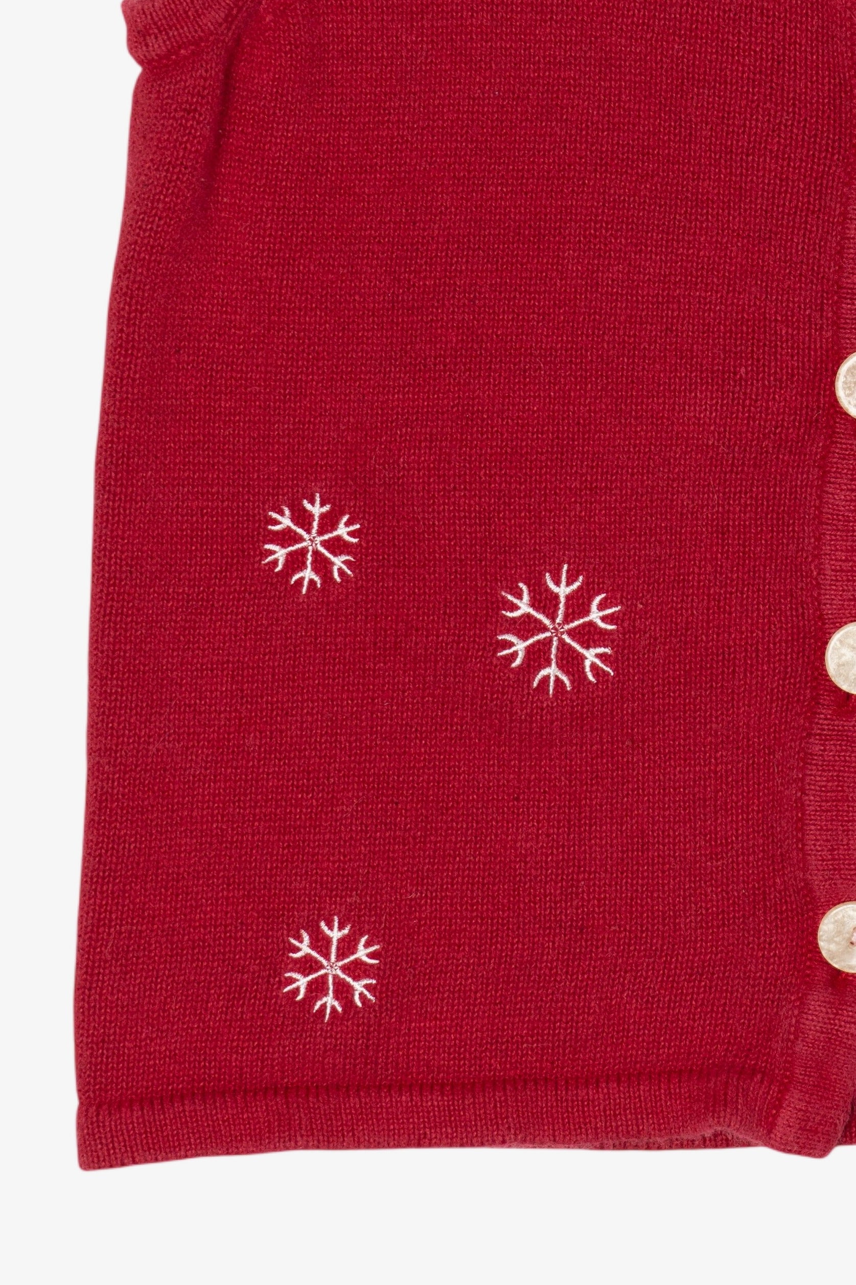 Vintage Red Snowmen Ugly Christmas Vest (2000s)