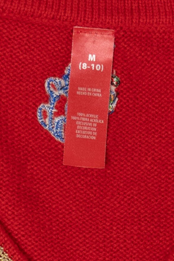 Vintage Red Snowmen In Field Ugly Christmas Vest (2000s)