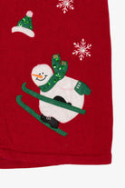 Vintage Red Bobbie Brooks Snowmen Ugly Christmas Vest (1990s)