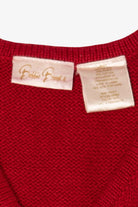 Vintage Red Bobbie Brooks Snowmen Ugly Christmas Vest (1990s)