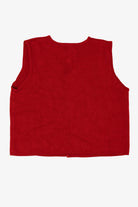Vintage Red Croft & Barrow Snowflakes Ugly Christmas Vest (2000s)
