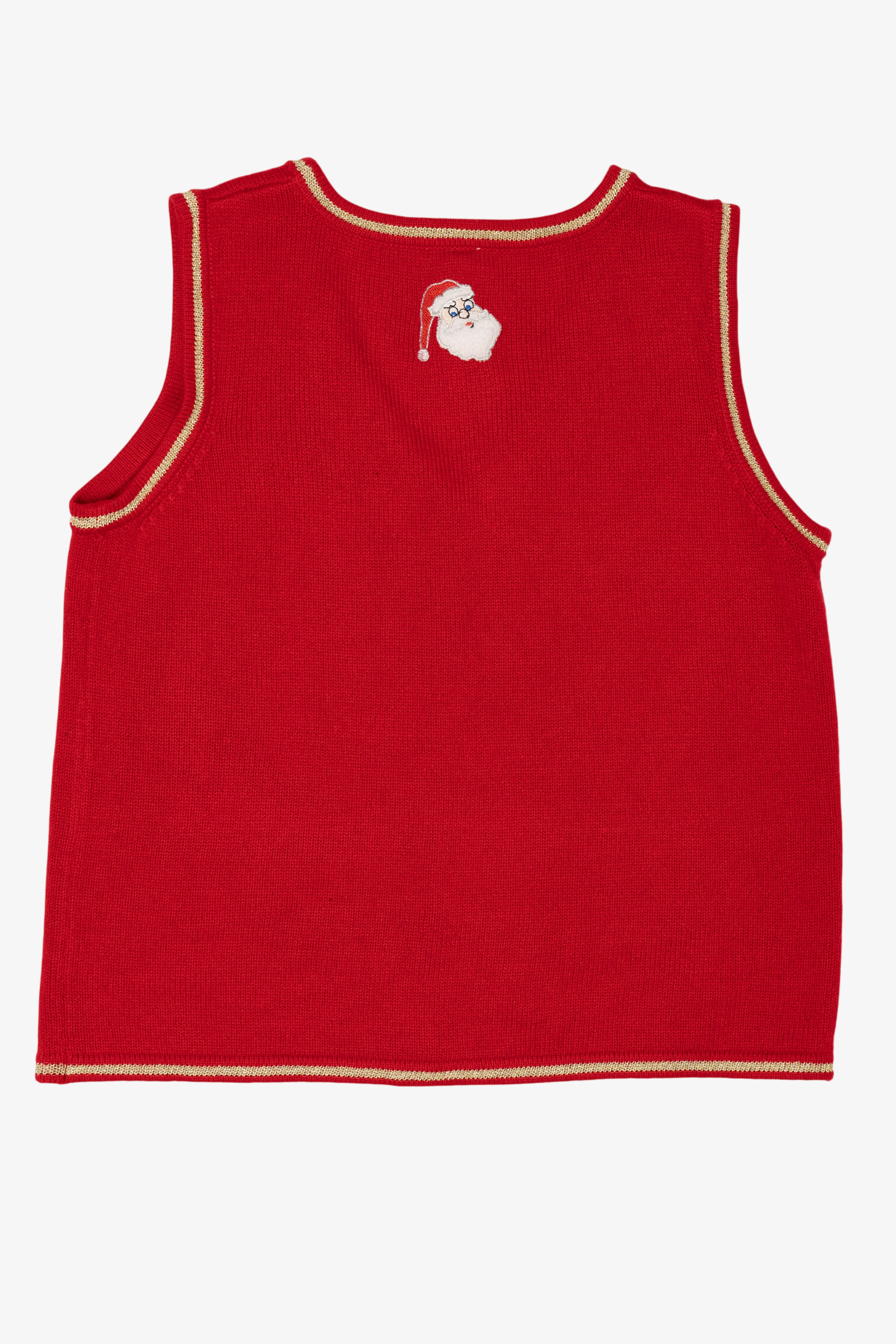 Vintage Red Santa Ugly Christmas Vest (2000s)