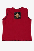 Vintage Red Coldwater Creek Ugly Christmas Vest (2000s)