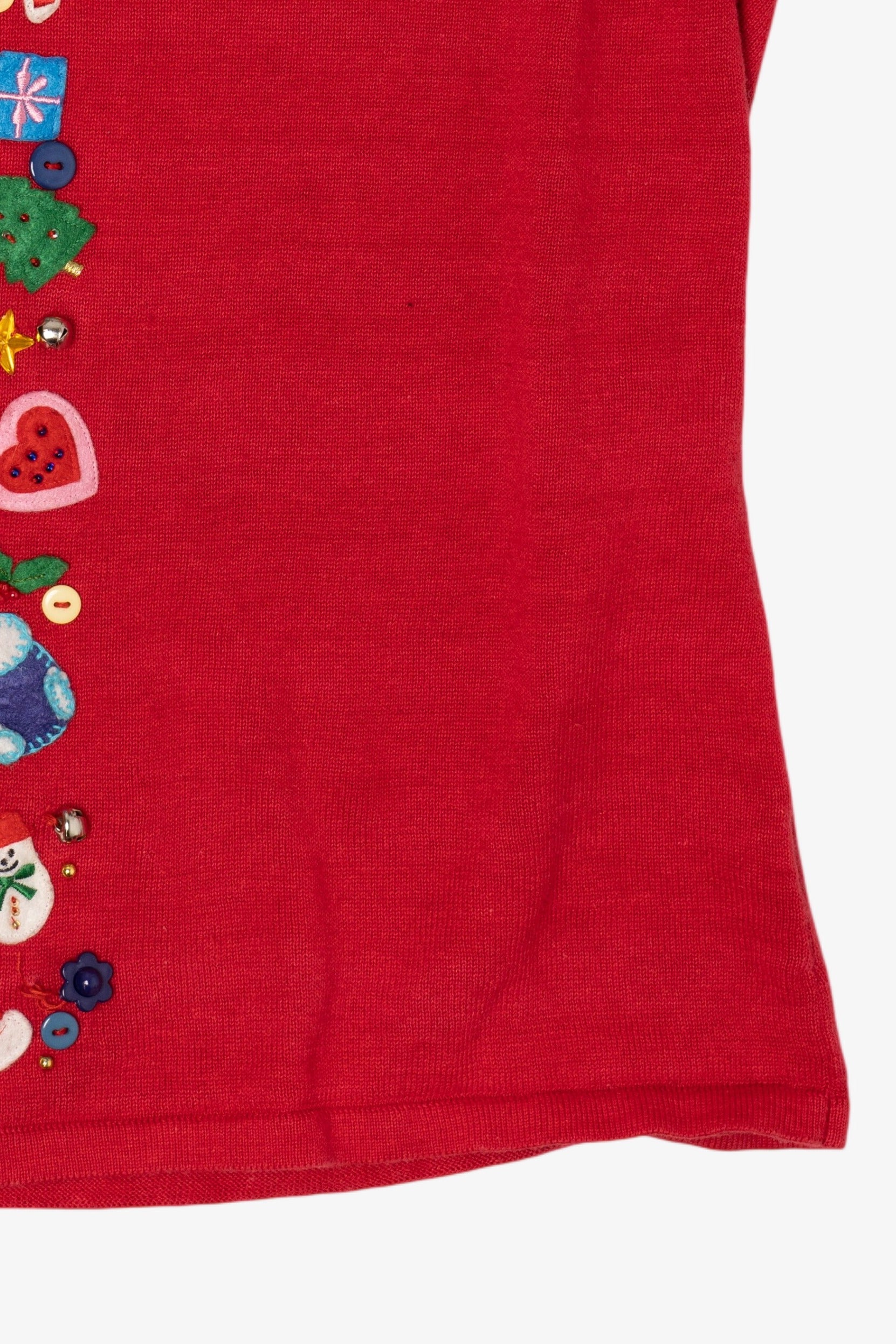 Vintage Red Designers Originals Studio Ugly Christmas Vest (2000s)
