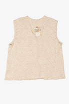 Vintage Ivory Erika Snowmen Ugly Christmas Vest (1990s)