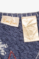 Vintage Blue Bobbie Brooks Ugly Christmas Vest (1990s)