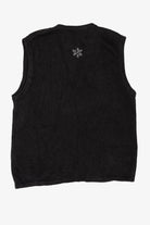 Vintage Black Bobbie Brooks Teddy Bears Ugly Christmas Vest (1990s)